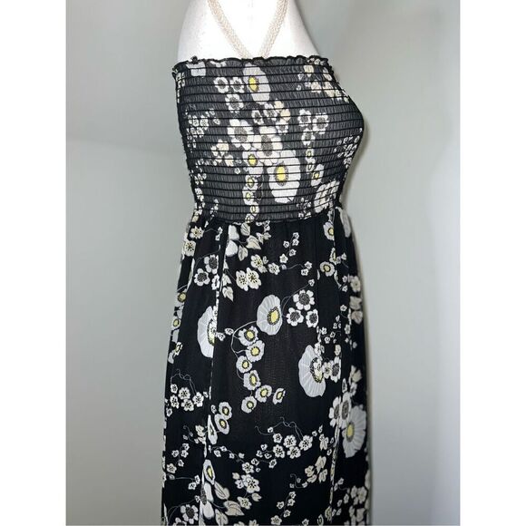 Vintage y2k Vertigo Paris Daisy Floral Maxi Tube Dress S - Picture 3 of 7